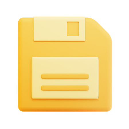 Diskette  3D Icon