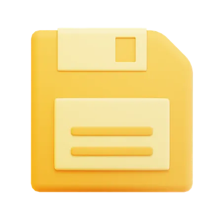 Diskette  3D Icon