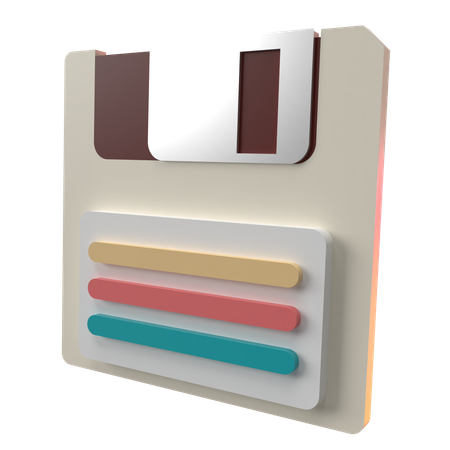 Diskette  3D Icon