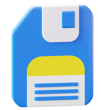 Diskette  3D Icon