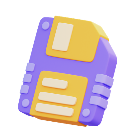 Diskette  3D Icon