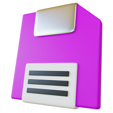 Diskettenspeicher  3D Icon