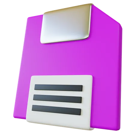 Diskettenspeicher  3D Icon