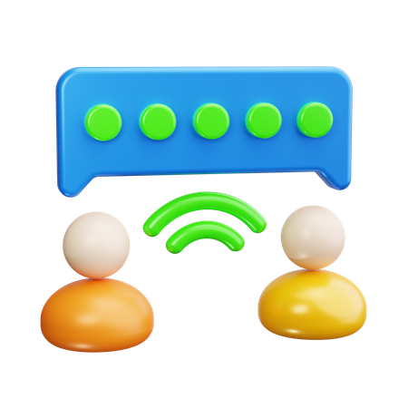 Diskussion  3D Icon