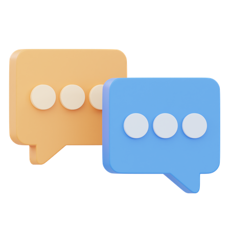 Diskussion  3D Icon