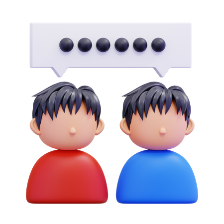 Diskussion  3D Icon