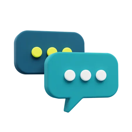Diskussion  3D Icon