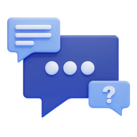 Diskussionen  3D Icon