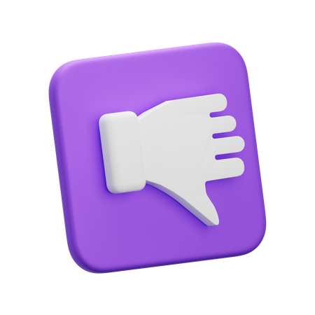 Dislike  3D Icon