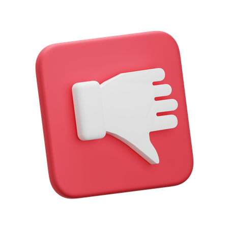 Dislike  3D Icon