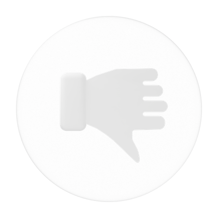 Dislike  3D Icon