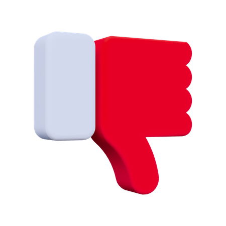 Dislike  3D Icon