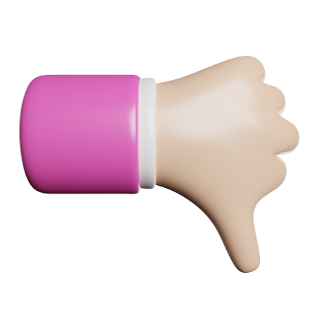 Dislike  3D Icon