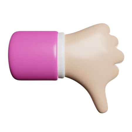 Dislike  3D Icon