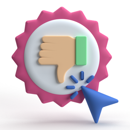 Dislike  3D Icon