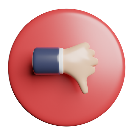 Dislike  3D Icon