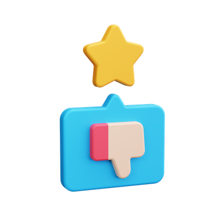 Dislike  3D Icon