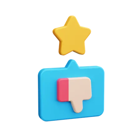 Dislike  3D Icon