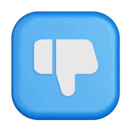 Dislike  3D Icon