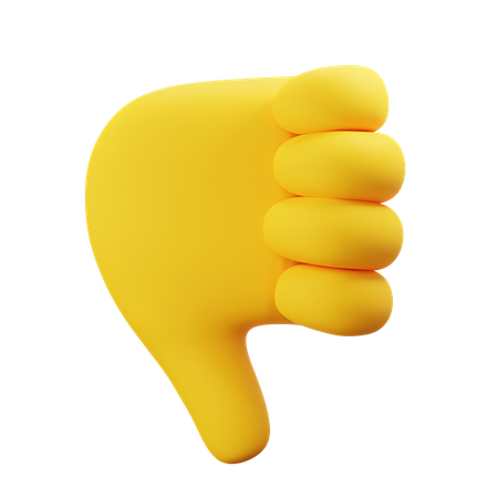 Dislike  3D Icon