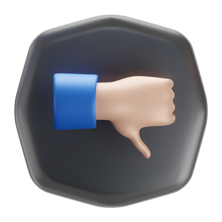 Dislike  3D Icon