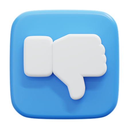 Dislike  3D Icon