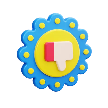 Dislike  3D Icon