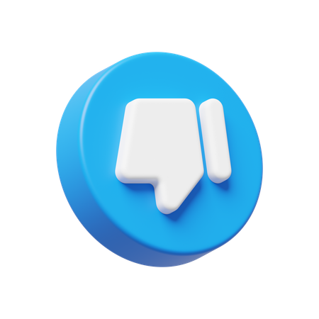 Dislike  3D Icon