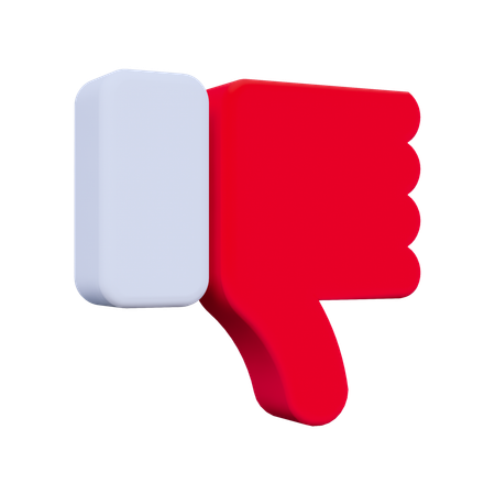 Dislike  3D Icon