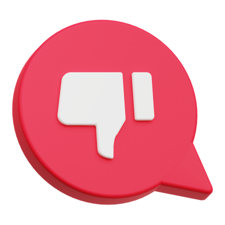 Dislike  3D Icon