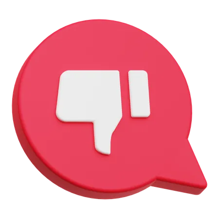 Dislike  3D Icon