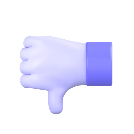 Dislike  3D Icon