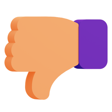 Dislike  3D Icon