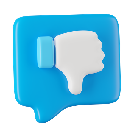 Dislike  3D Icon