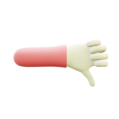 Dislike Finger Gesture  3D Icon