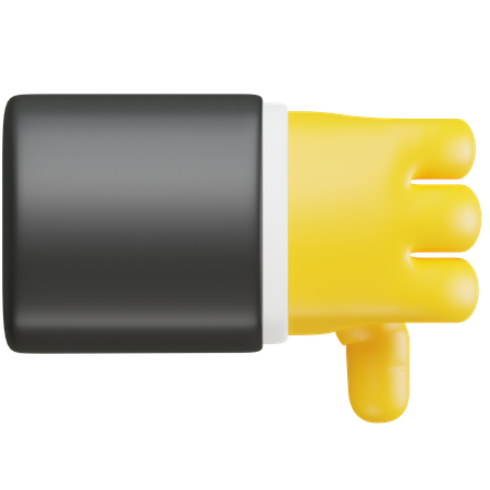 Dislike Hand Gesture  3D Icon