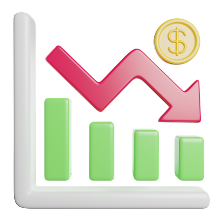 Disminuir  3D Icon
