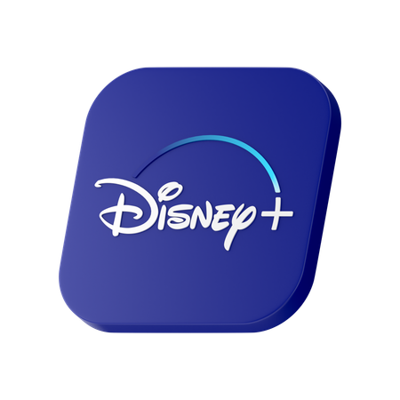 Disney Plus-Logo  3D Icon