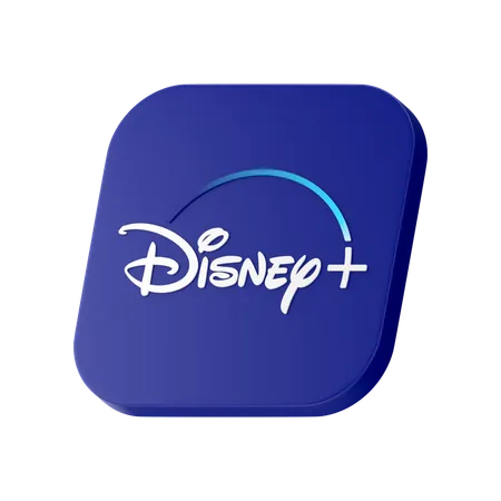 Disney Plus-Logo  3D Icon