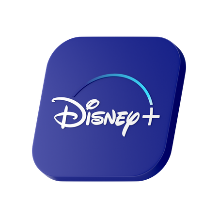 Logotipo disney plus  3D Icon