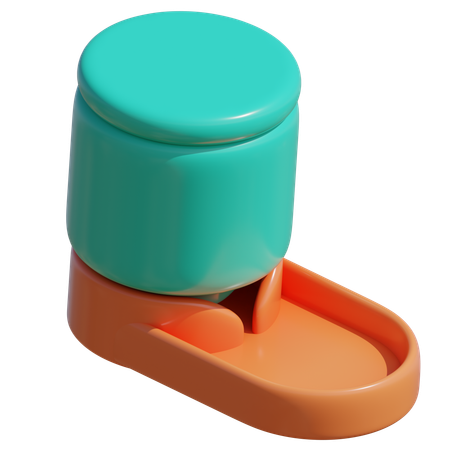 Dispensador de água para animais de estimação  3D Icon
