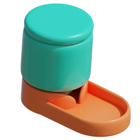Dispensador de água para animais de estimação  3D Icon