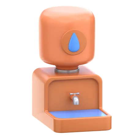 Dispensador de água para animais de estimação  3D Icon