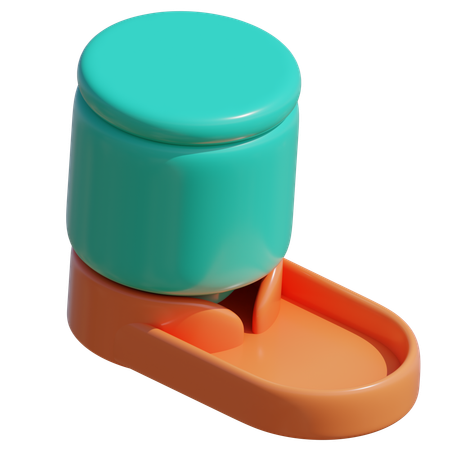 Dispensador de água para animais de estimação  3D Icon