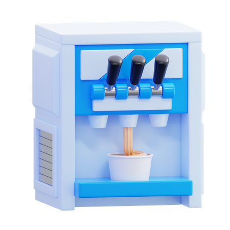 Dispensador de bebidas  3D Icon
