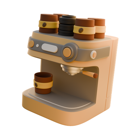 Dispensador de café  3D Icon