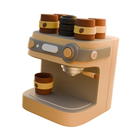 Dispensador de café  3D Icon