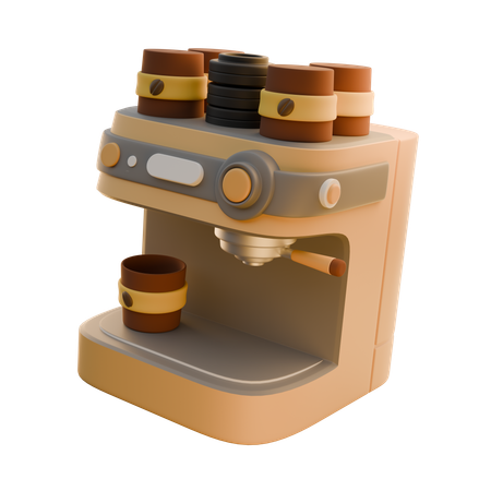 Dispensador de café  3D Icon