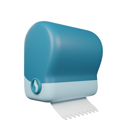 Dispensador de toallas de papel  3D Icon
