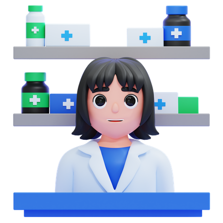Dispensario  3D Icon